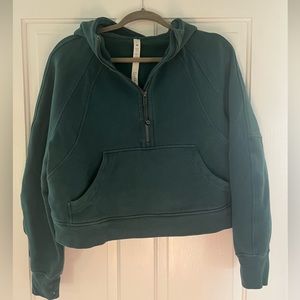 Lululemon Scuba Oversized Half Zip Hoodie. Size: M/L Color: Green Jasper